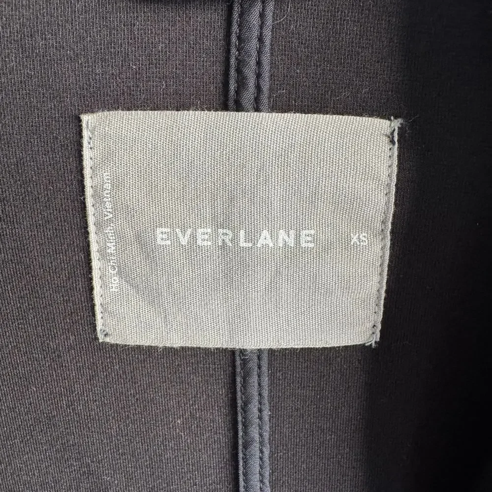 Everlane Long Knit Black Dream Coat size XS - Picture 4 of 5